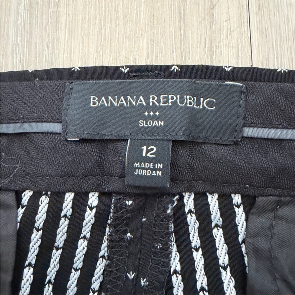 Banana Republic Women's Sloan Patterned Pants - Picture 5 of 9